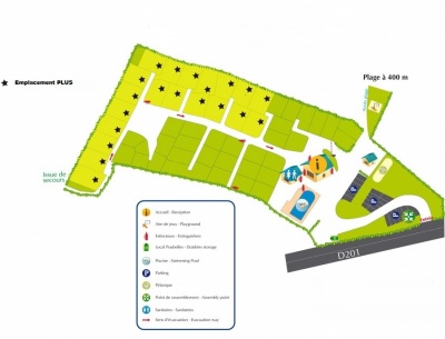 Emplacement PLUS avec électricité